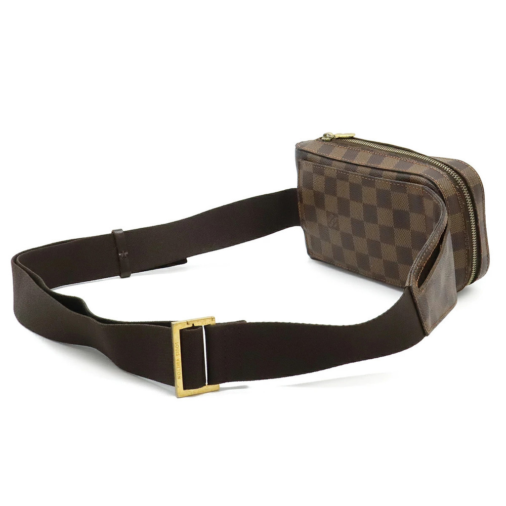 Louis Vuitton Geronimos Pouch Bag Damier Body Waist Shoulder Brown